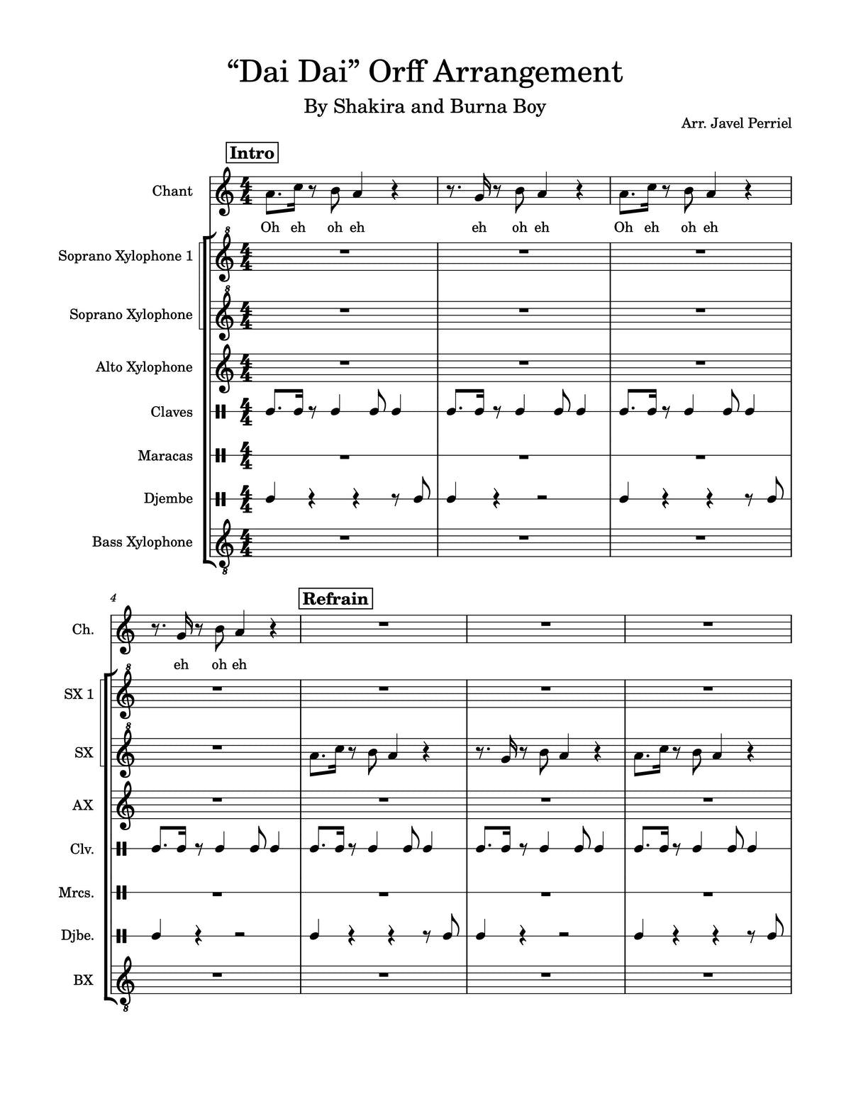 Dai Dai Orff Arrangement